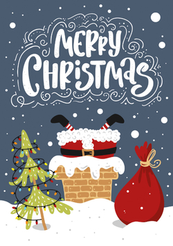 Merry Christmas Schoorsteen